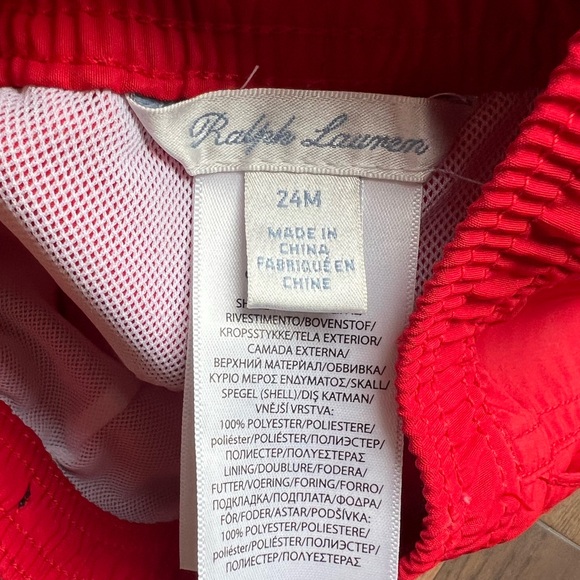 NWOT never worn Ralph Lauren baby swim trunks - Picture 3 of 3